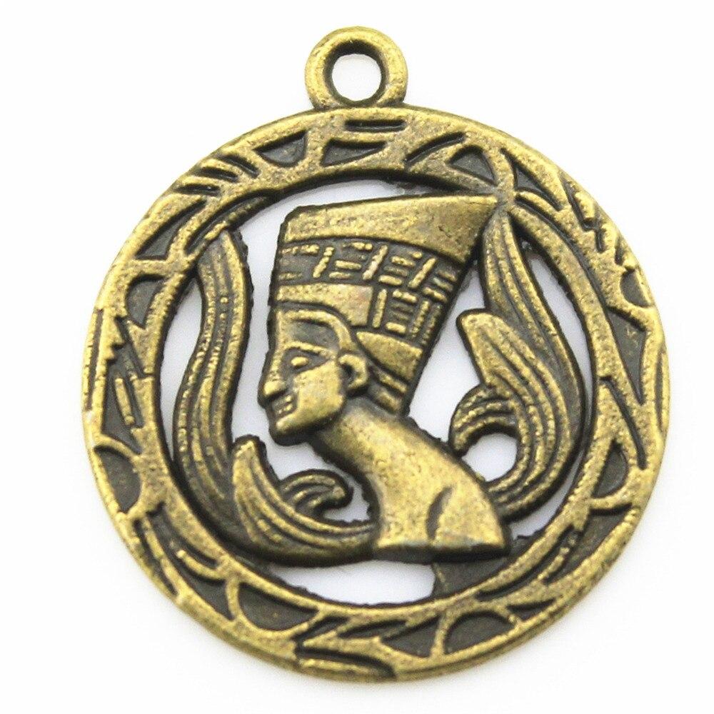 

10 шт., 22 мм, египетский фараон, подвески, античная бронза, подарки для мужчин, бренд: WYISYWG