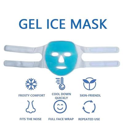 2-in-1 Hot/Cold Eye Mask Gel Beads Therapy for Puffy Eyes & Dark Circles Hot/Cold Face Compress Mask for Sleeping, SPA, Travel