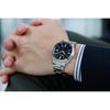 Seiko Men S Sbtm323 Solar Radio Controlled Watch Silver Black