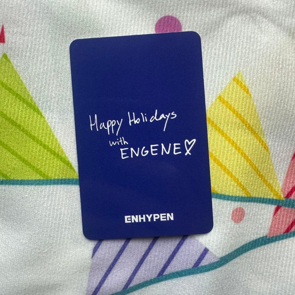 [USED] ENHYPEN SBS Jake Gayo Daejun Sanok Pre-Recorded Trading Card Limited