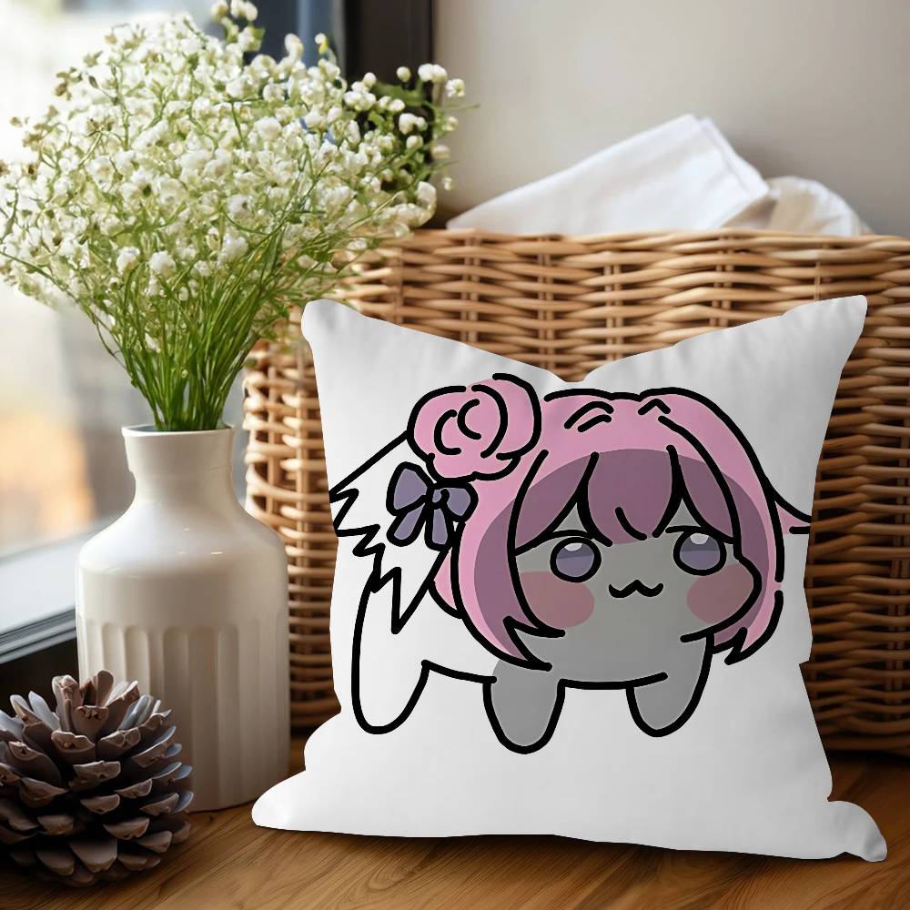 Anime Doro Pillowcase Toon Gift Cushion Cover Bedroom Home Sofa Chair Seat Decor Pillow Case