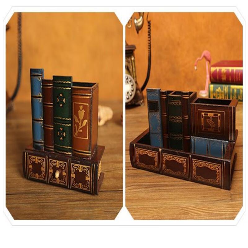 Retro European Style Pen Holder & Desk Organizer