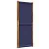 3 Piece Folding Screen In Dark Blue 210 X 180 Cm