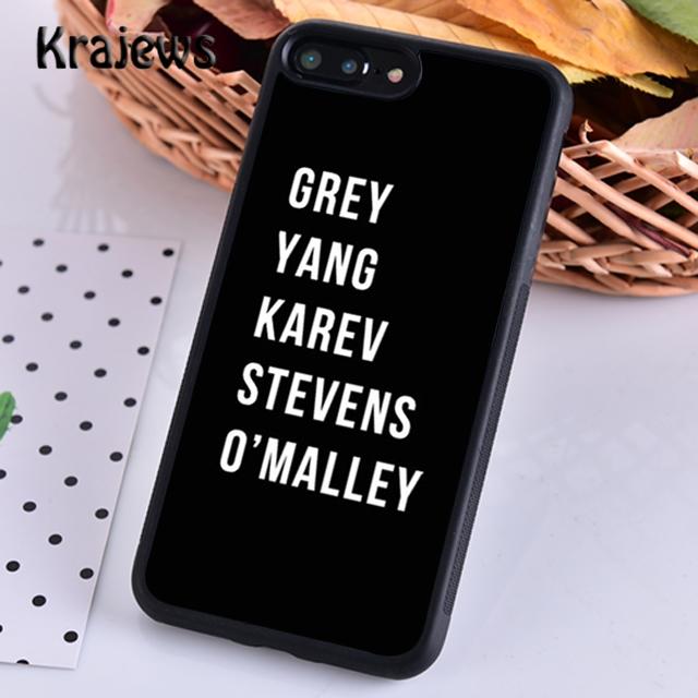 Krajews You're My Person Greys Anatomy Phone Case For iPhone 17 Air 16 15 14 plus 11 12 13 pro max coque Shell Fundas