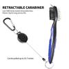 ABS Golf Club Heads Double Sided Brush Cleaning Brush Portable Golf Cleaning Products
