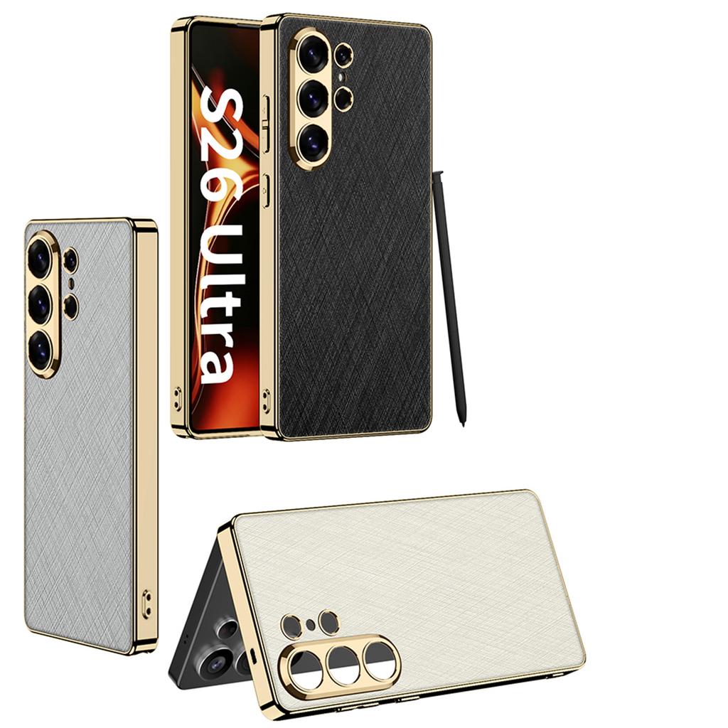 GKK For Samsung Galaxy S26 Ultra Case Electroplated PC + PU + TPU Phone Back Cover