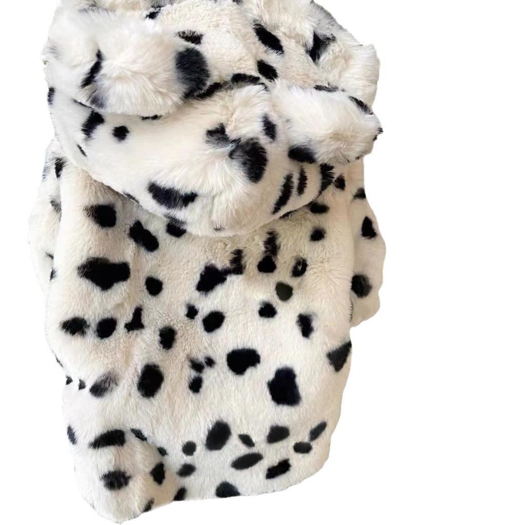 Dog clothes autumn and winter thickened winter warm Schnauzer French bucket than bear teddy medium and small dog fur jacket