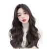 P&Z U-Shaped Half Wig with Navel Extensions, Long, Curly, Partial Wig, Natural-Looking, Clip-On, Heat-Resistant, Women's Wig, 55cm