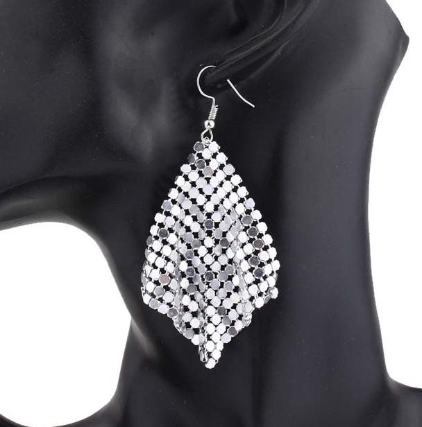 

Fashion Zircon Fashion Small Square Long Earrings Bride Evening Dress Zircon Accessories New Wedding Earrings Dangle Earrings медный