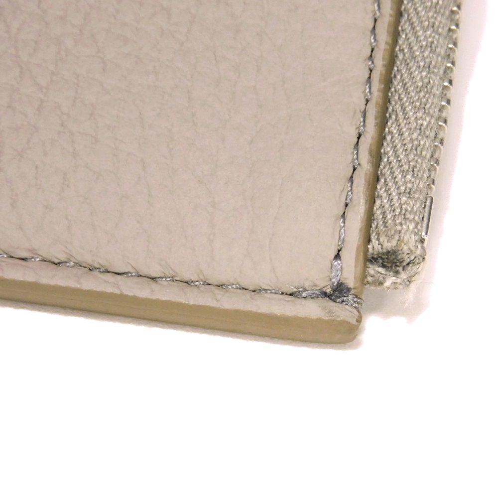 Used Zip Strap Pouch (65992) SA1TT0004 P4746 T8135 7931 L-shaped Zipper Business Bag, 4 Stitches, Gray, Men's from