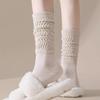 6 Pairs Women's Slouch Knit Socks Women Scrunch Socks Women Scrunchie Socks women crew socks Maillard color