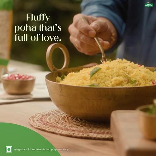 Tata Sampann, High in Fibre Poha(Thick), 1kg