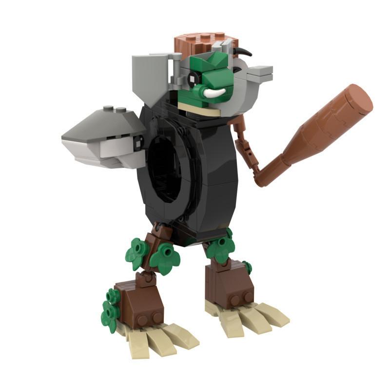 Assembling Italiana Brainrot Building Block Models For Kids Activities Creative