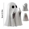 Halloween Spooky Statue - Ghost resin statue, a cute finger ghost ornament that is perfect for indoor and desk decoration