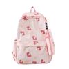 Flower Oxford Printing Backpack With Breathable Design For Students Travel Bag