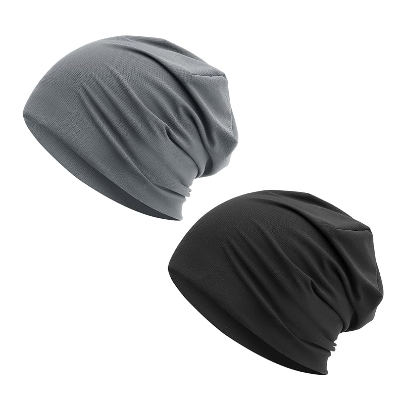 

[Duoyeree] knit hat For spring, summer, and autumn [cooling material/sweat-absorbing and quick-drying] Thin breathable I can t get stuffy medical hat