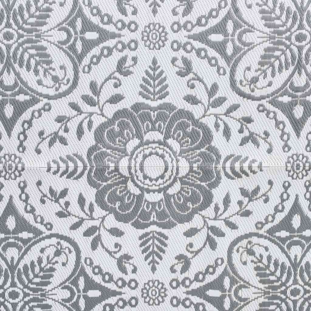 Outdoor Rug ARAKIL Light Gray 190x290 cm PP