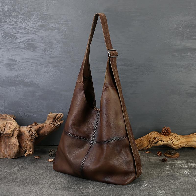 

Вместительная сумка из натуральной кожи, сумка-тоут, сумка под мышкой, сумка на одно плечо, ретро-сумка кроссбоди из коровьей кожи с персонализированным широким плечевым ремнем хаки