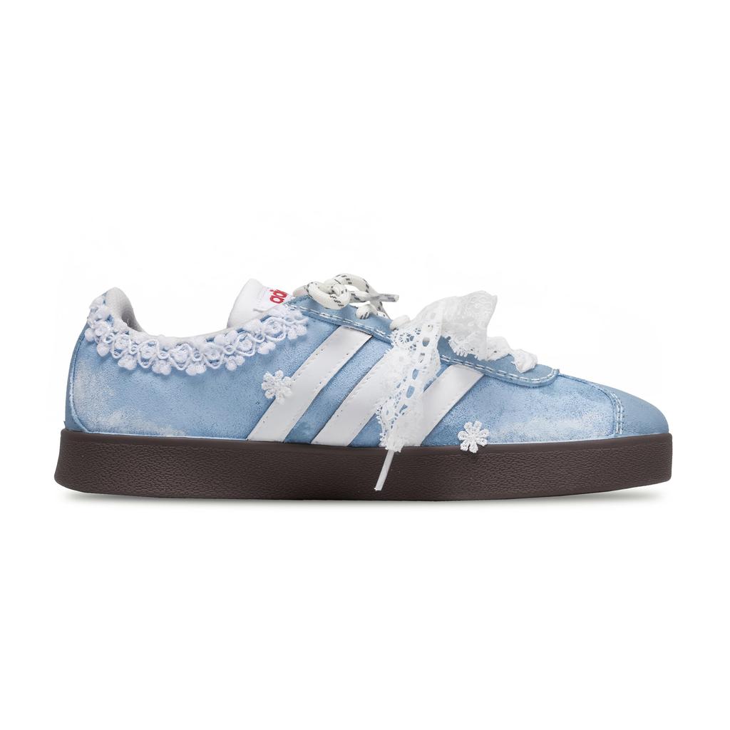 adidas Ice Blue Sea Salt, Cool Innovation Space Abrasion Resistant Lightweight Wear Resistant And Lightweight Low Top HQ1802(Team774-)