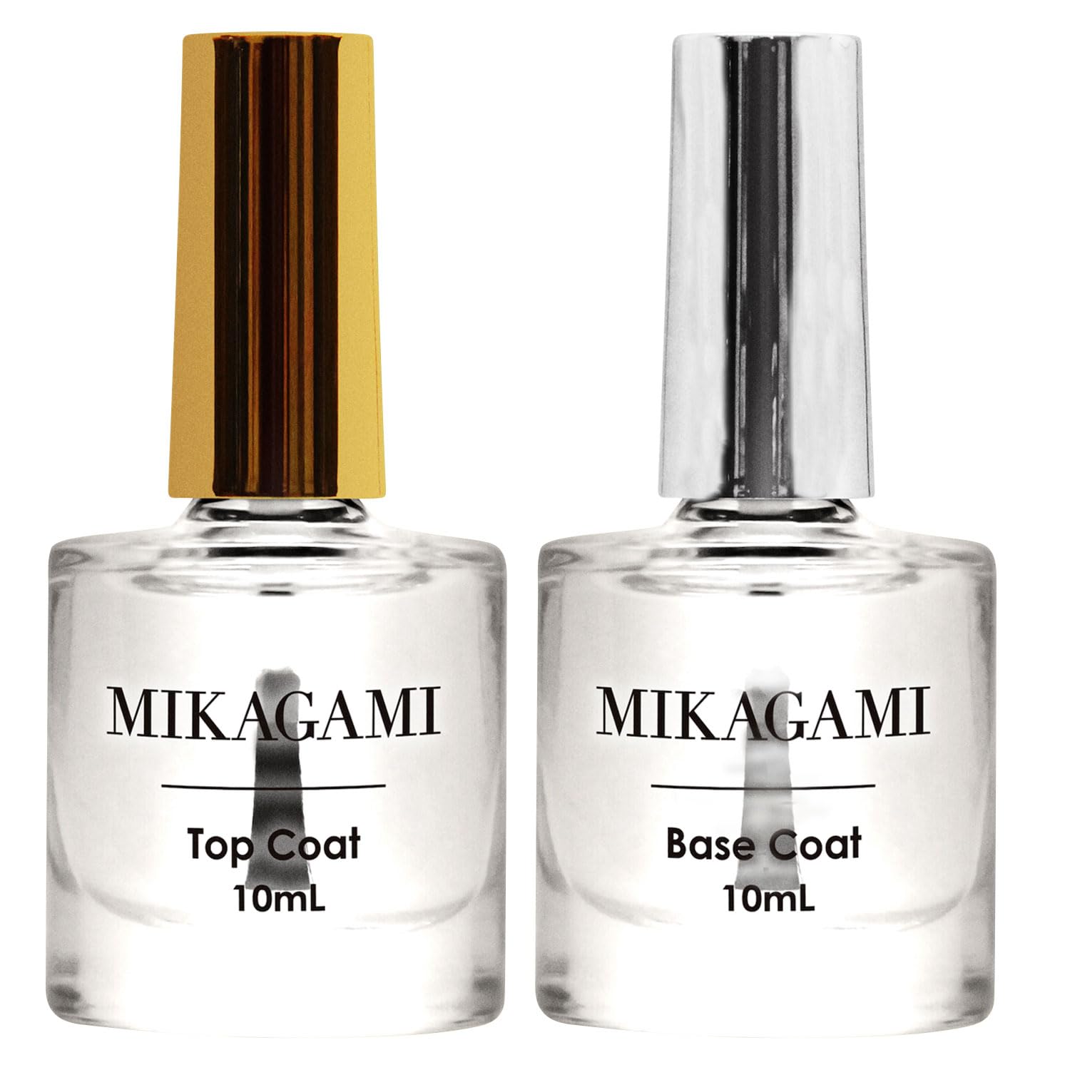 

MIKAGAMI Top Coat Base Coat Set Лак для ногтей Быстросохнущий 10 мл Сделано в Японии