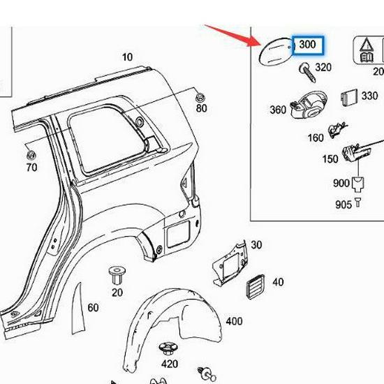 BMW X5 E70 LCI Front Bumper Tow Hook Cover 51118050697