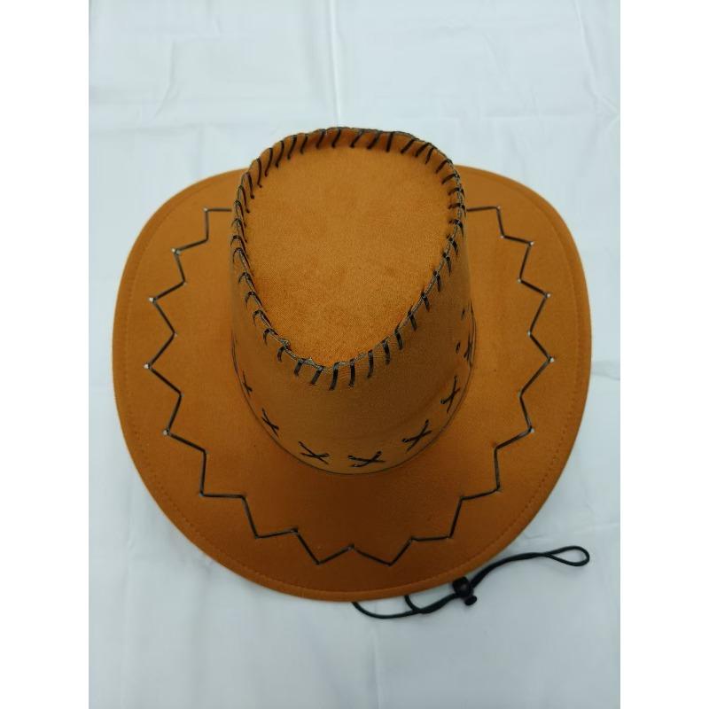 Western cowboy hat men's outdoor cover hat Mongolian grassland knight hat travel hat stage performance prop hat