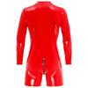 Shiny Latex Catsuit Jumpsuit for menn for voksne, lakken glidelås Boxer Bodysuit Trikot Clubwear