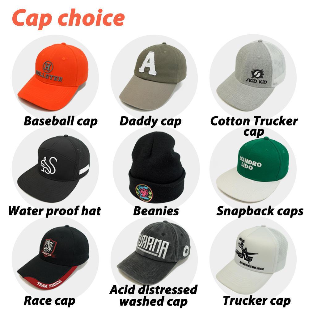 Hip Hop Sport Trucker Caps Custom Logo Design with Embroidery Unisex Fashion Casual Outdoor Adjustable