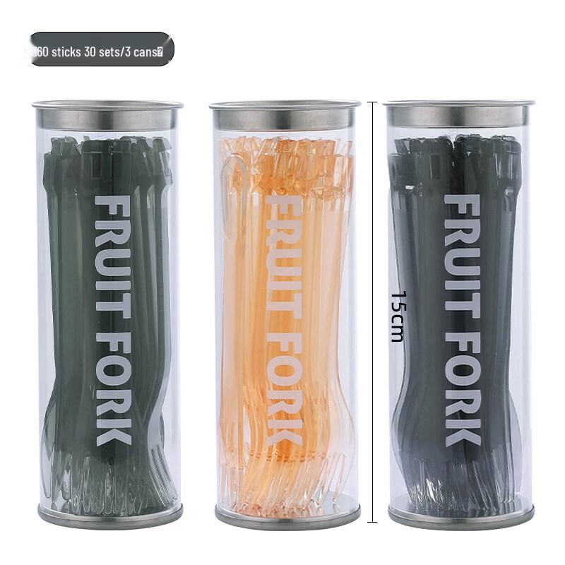 Одноразовые фруктовые вилки ZISIZ 2-в-1