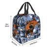 Grizzy And The Lemmings Cartoon Thermal Insulated Lunch Bags for Office Reusable Food Bag Container Cooler Thermal Food Box
