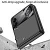 Magnetic Hinge Shockproof Matte Case For Samsung Galaxy Z Flip 4 5g Full Body Hard Armor Cover For Samsung Z Flip4 Magnetic Case