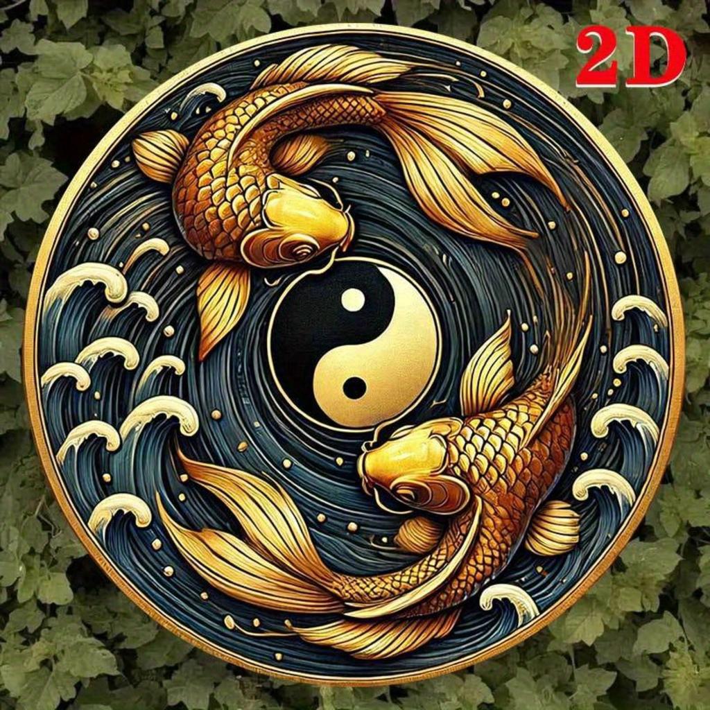 2D Flat Metal Wall Sign Decor