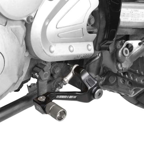 ZETA RACING SEROW250/XT250X/TRICKER Revolver Shift Lever Black High Strength Durability 6 Level Adjustment Anti-Slip Knurling Dirtfreak F6741 (Old Mod