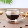 Stylish Double-Layer Glass Milk & Tea Cup - High Borosilicate