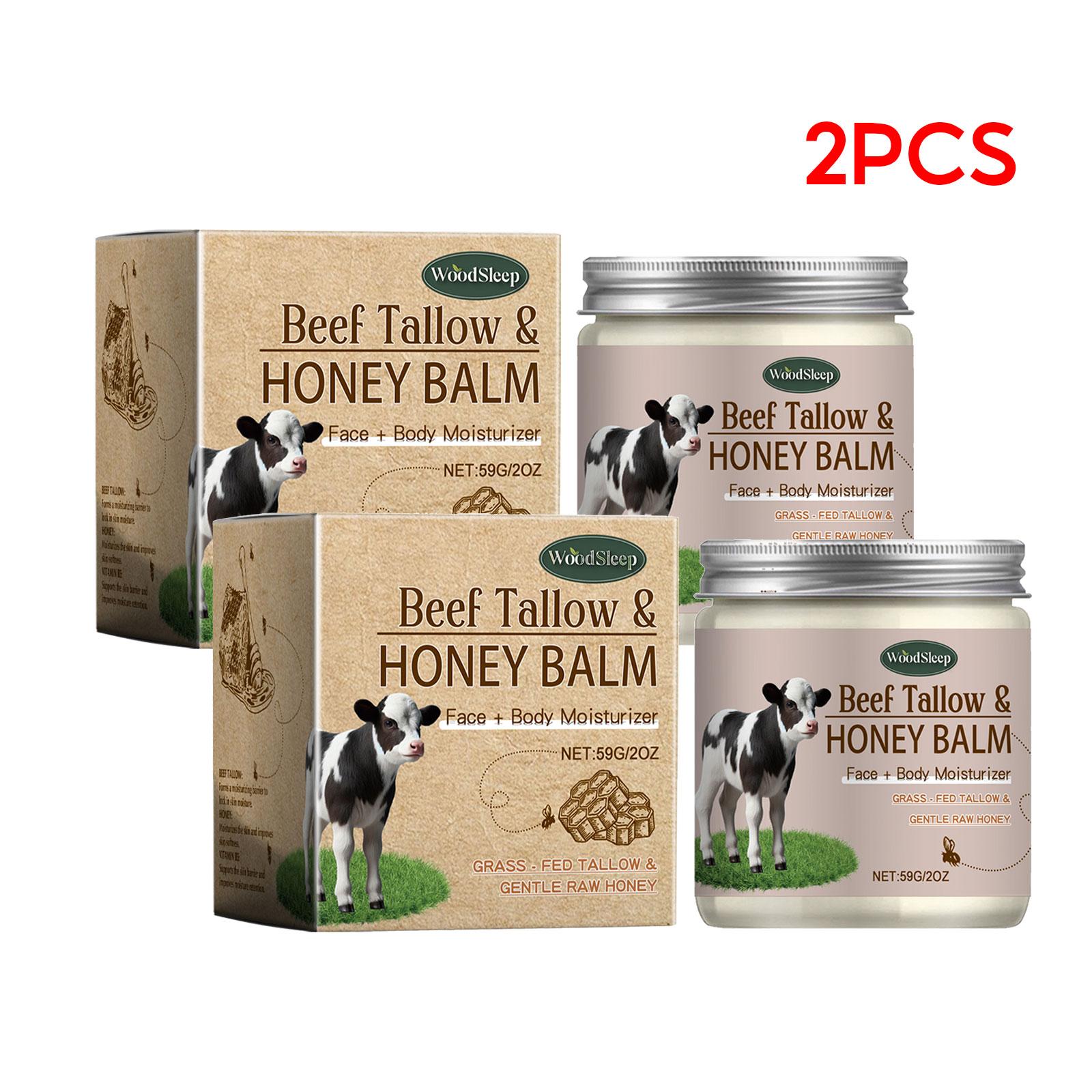 Organic Beef Tallow Honey Moisturizer Grass