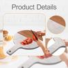 Cutting Board Serving Tray Kitchen Baking Utensil Heavy Duty Cheese Pizza Plate for Steak