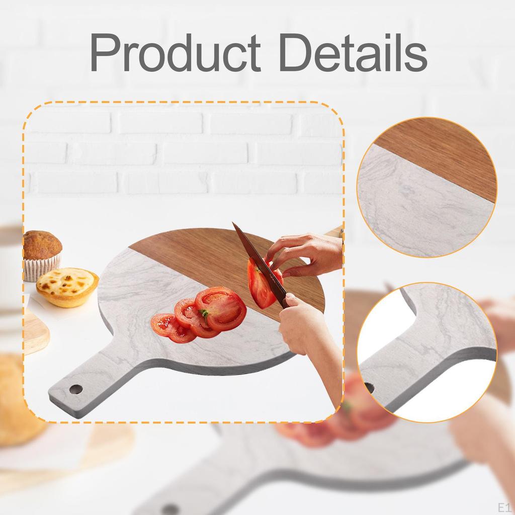 Cutting Board Serving Tray Kitchen Baking Utensil Heavy Duty Cheese Pizza Plate for Steak