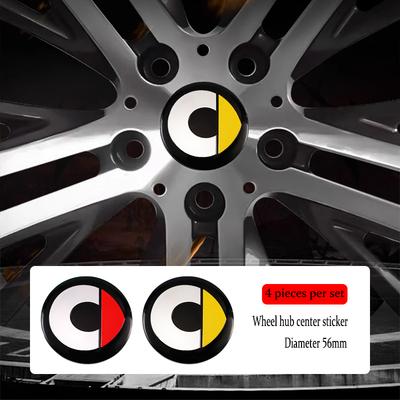 56mm Auto Radnabenkappen Aufkleber Für Fortwo 451 450 453 Forfour Roadster Forjeremy Crossblade Forvision