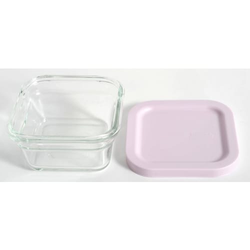 Advanced Door GlassLock Easy-Open Heat-Resistant Glass Container, Square, 400ml (OCST-040E)