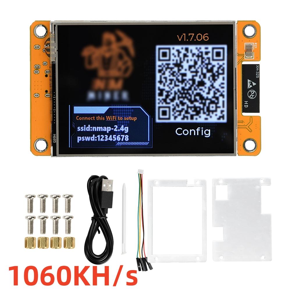 NMMiner NerdMiner CYD Hashrate 1060KH/s Lucky Miner ESP32-2432S028 2.8inch Cheap Yello Display Crypto Solo Lottery Bitcoin DROOM