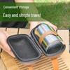 HJS090 Outdoor Pure Titanium Travel Tea Set