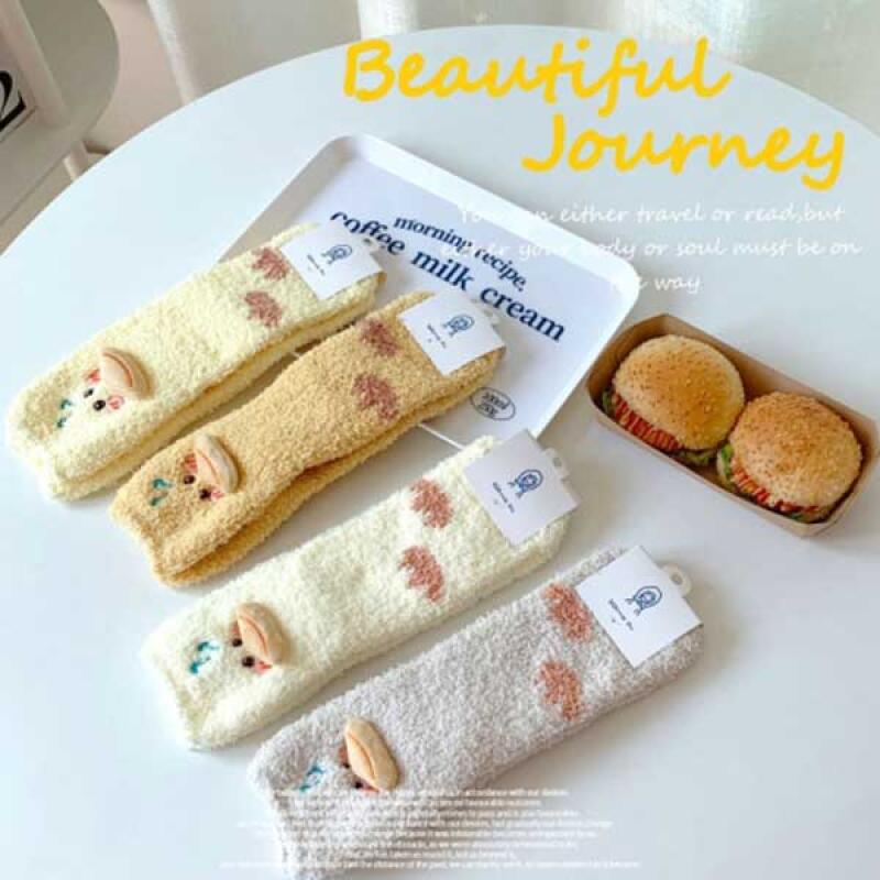 Duck Sleep Socks, 4-Piece Set of Warm Winter Socks