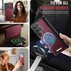 For Magsafe Charging Wallet Cards Leather Case For Samsung Galaxy S25 S24 S23 Ultra S22 S21 S20 2 in 1 Detachable Flip Cover