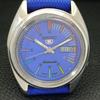 VINTAGE SEIKO 5 AUTOMATIC 7019A JAPAN MENS BLUE COLOR DIAL WATCH a701469-5 R206b-a701469