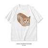 Lustige Brot Katze Laib T-Shirt Frau Mann Sommer Baumwolle Grafik T-Shirts Erwachsene Lässig Atmungsaktiv Draußen Kurzarm Klassisch