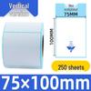 Self-Adhesive Thermal Barcode Stickers for Milk Tea & Supermarket Scale