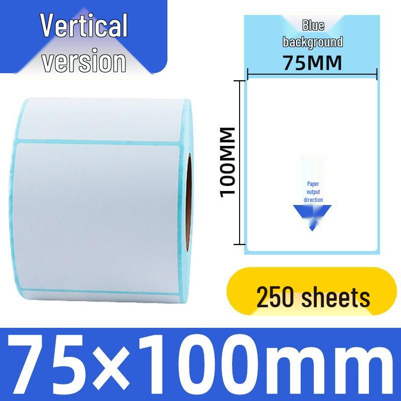 Self-Adhesive Thermal Barcode Stickers for Milk Tea & Supermarket Scale