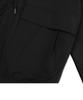 Andagain Utility Layered Pocket Two-Way Zip-Up (Black