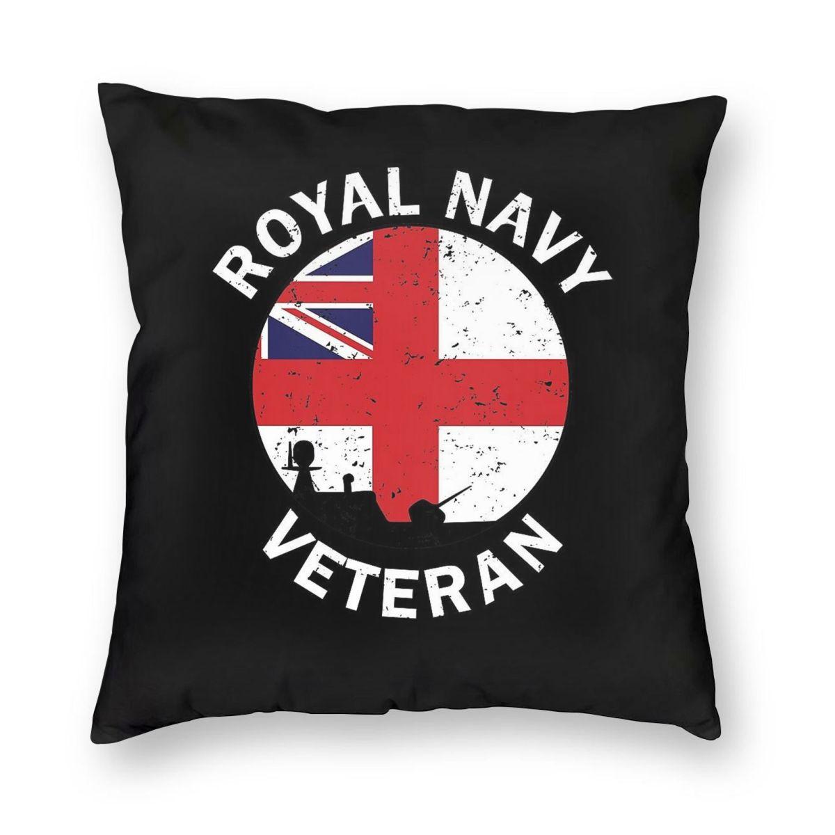 

Royal Navy Veteran Square Pillowcase Polyester Linen Velvet Creative Decorative Throw Pillow Case Car Cushion Cover Wholesale 12x12Inch