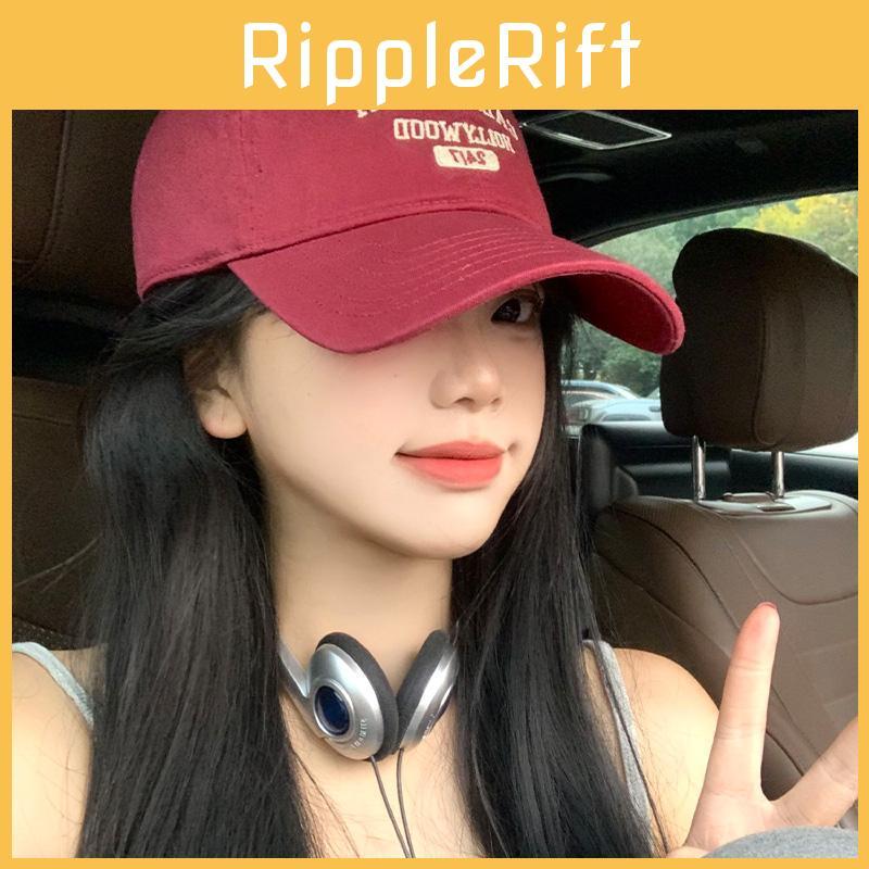 Embroidery California Letter Baseball Cap Women Wide Brim Soft Fashion Hats